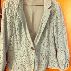 Charlotte Russe lace blazer